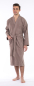 Preview: Framsohn Bademantel Unisex Damen und Herren Frottee flauschig weich Kimono S M L XL XXL XXXL braun