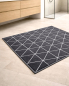 Preview: Triangle Graphics Badeteppich - 009 Dunkelgrau