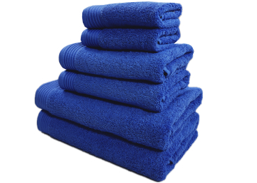 Premium Frottier-Set 6-teilig - Farbe: 118 Royalblau