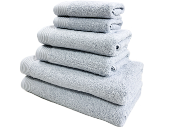 Premium Frottier-Set 6-teilig - Farbe: 147 Silber