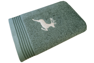 Hirsch Stick - 190 Piniengrün