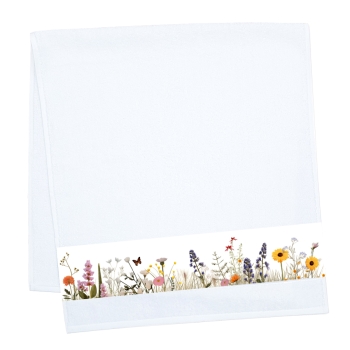 Flower meadow towel - 001 white