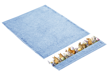 Preview: Osterhase Frottiertuch - 129 Hellblau