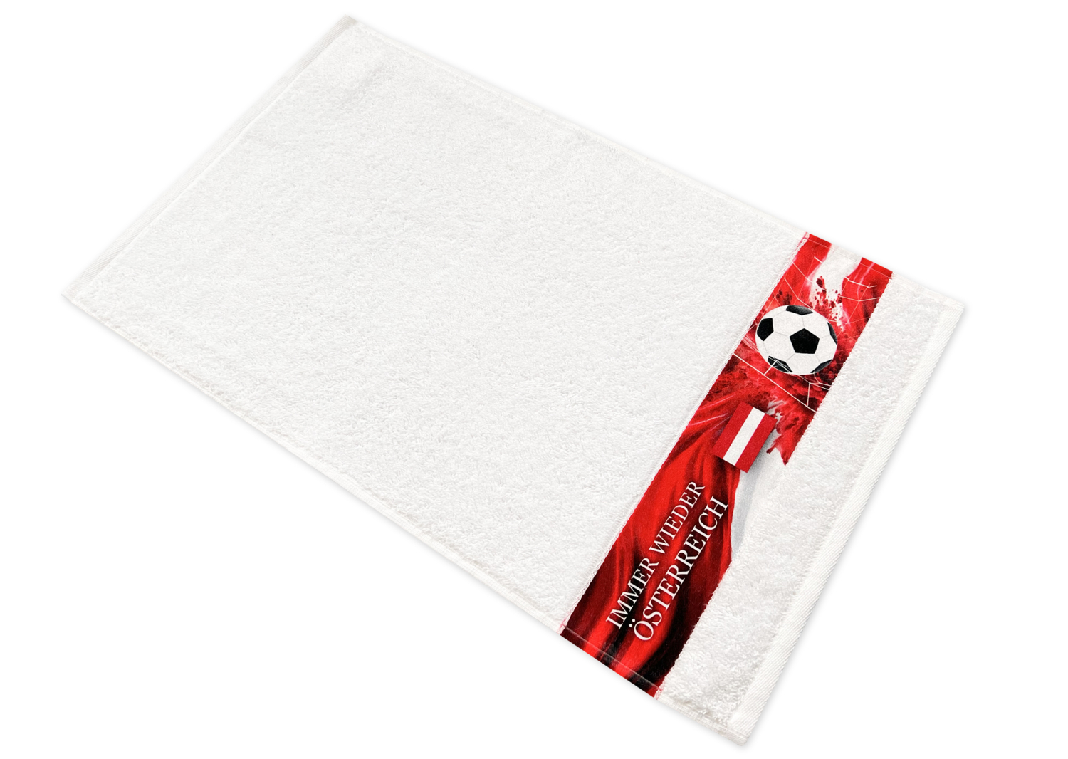 Österreich Frottiertuch - 001 Weiss