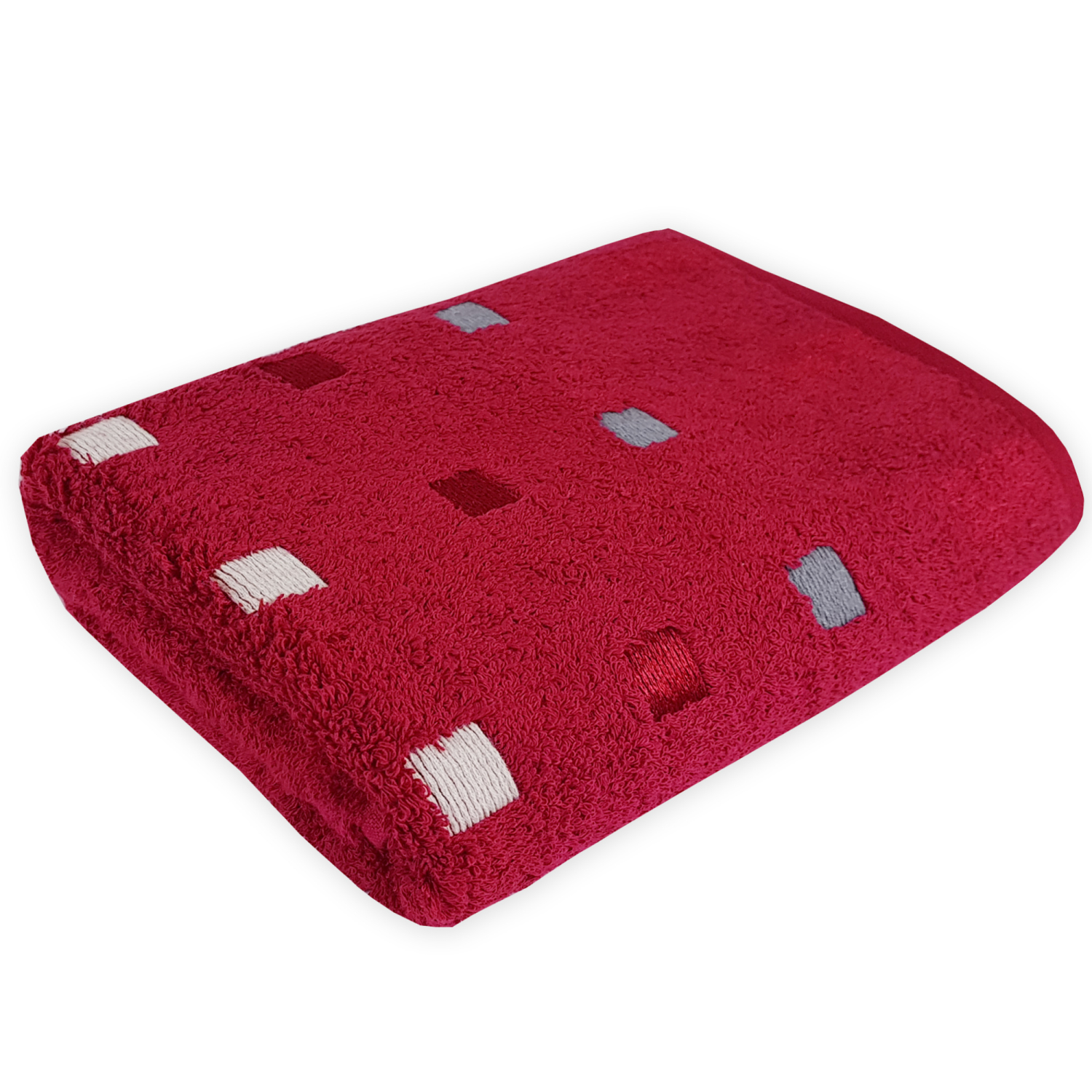 Hochqualitatives Frottee Handtuch schwer und weich Serie Quattro Micro Modal Farbe weinrot bodeaux bordo