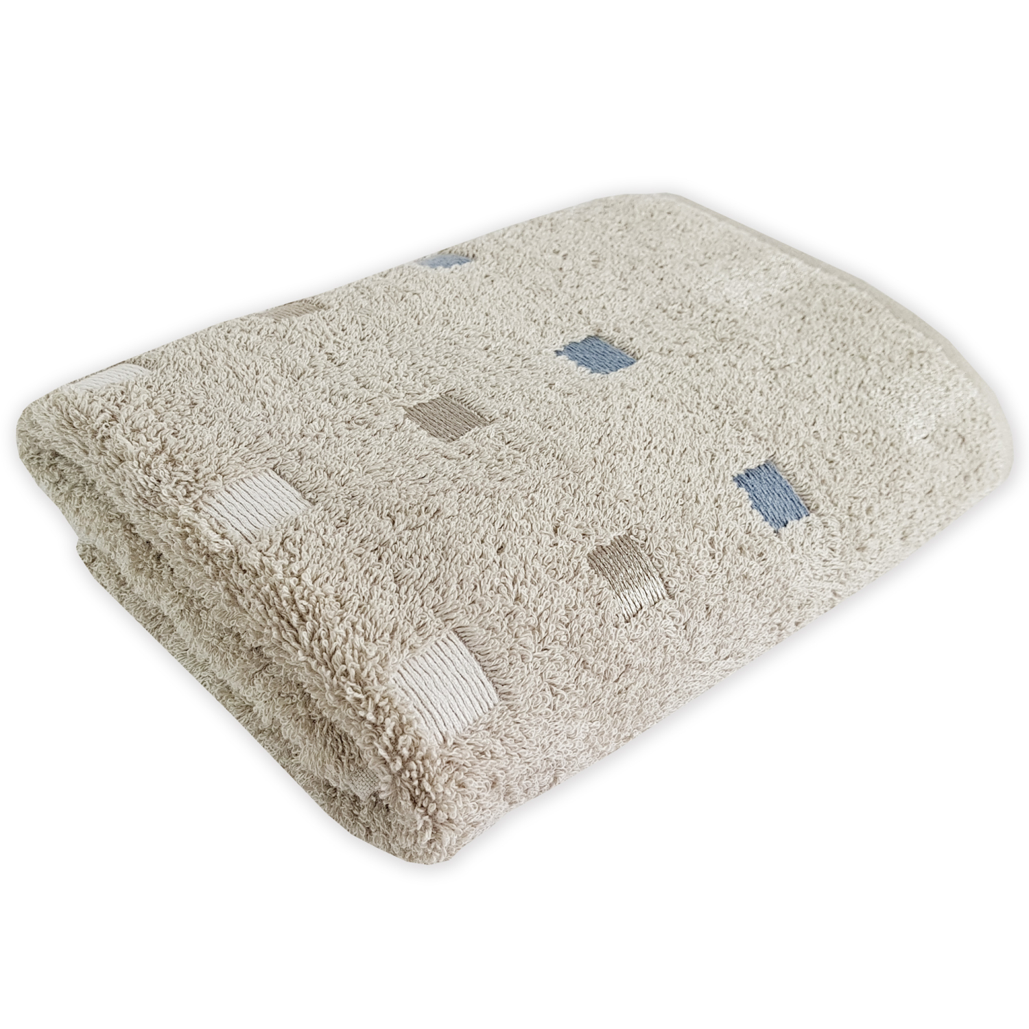 Hochqualitatives Frottee Handtuch schwer und weich Serie Quattro Micro Modal Farbe braun hellbraun
